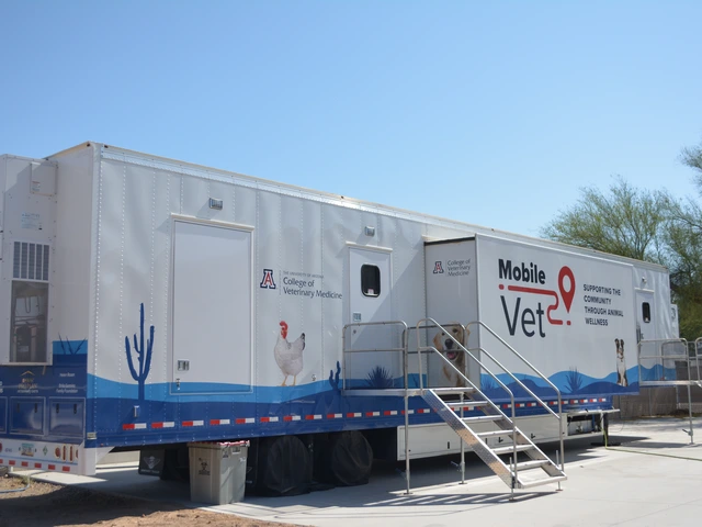 Mobile unit at the Campus Agricultural Center