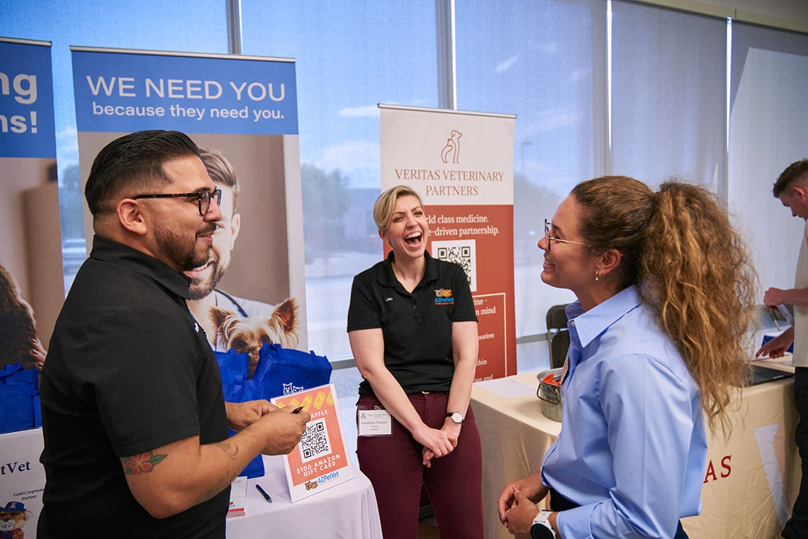 career fair interactions with students